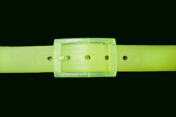 Glow in the dark riem groen