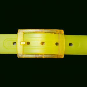 Glow in the dark riem geel