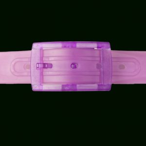 Glow in the dark riem paars