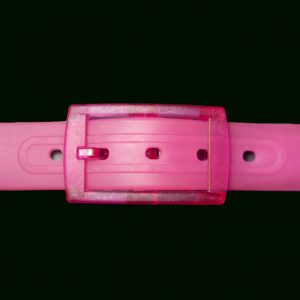 Glow in the dark riem roze